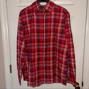 Woolrich Red Creek Long Sleeve Plaid Button Up Shirt NWT